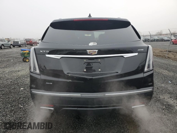 2020 Cadillac XT5 Sport AWD with VIN 1GYKNGRS5LZ232546, listed as a Copart auction lot 84104644 with 25,276 mi miles and Salvage title. Bid and sale history available at DreamBid. Image 6.