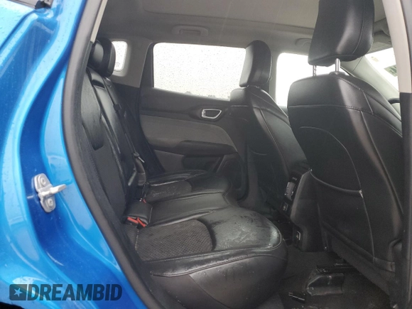 2022 Jeep Compass Latitude with VIN 3C4NJCBB7NT119404, listed as a Copart auction lot 64697404 with 48,743 mi miles and Salvage Title. Bid and sale history available at DreamBid. Image 10.