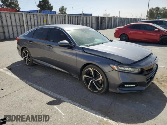 2019 Honda Accord Sport with VIN 1HGCV1F37KA162602, listed as a Copart auction lot 47891495 with 100,043 mi miles and Salvage Title. Bid and sale history available at DreamBid. Image 4.