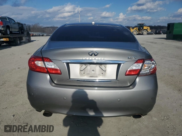 2013 Infiniti M37 with VIN JN1BY1AR3DM603708, listed as a Copart auction lot 85663994 with Not Provided miles and Salvage Title. Bid and sale history available at carsss.com. Image 6.