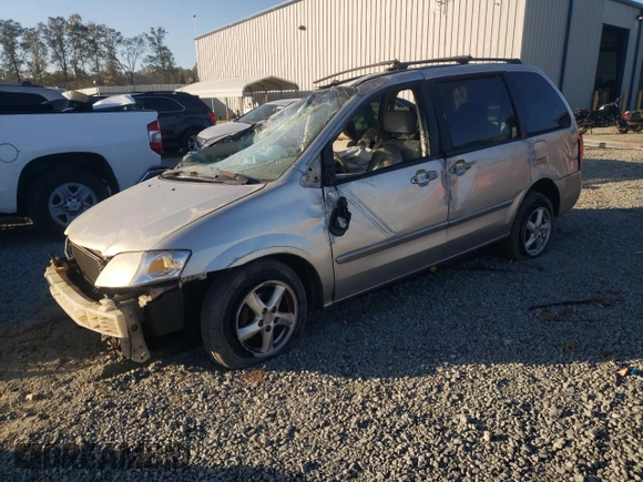 2003 Mazda MPV LX with VIN JM3LW28A930352557, listed as a Copart auction lot 77482554 with Not Provided miles and Salvage Title. Bid and sale history available at carsss.com. Image 1.
