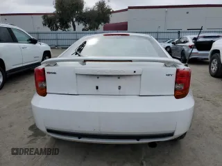 2000 Toyota Celica GT with VIN JTDDR32T4Y0025849, listed as a Copart auction lot 44429385 with 315,747 mi miles and Salvage Title. Bid and sale history available at carsss.com. Image 6.