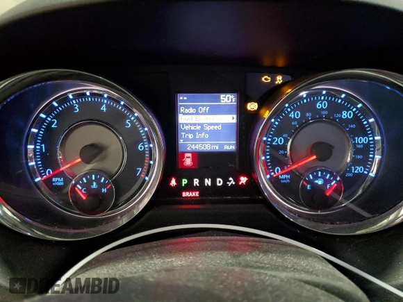 2012 Chrysler Town & Country Touring-L with VIN 2C4RC1CG6CR143669, listed as a Copart auction lot 50306505 with 244,508 mi miles and Salvage Title. Bid and sale history available at carsss.com. Image 9.