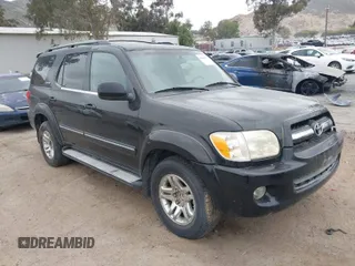 2005 Toyota Sequoia Limited with VIN 5TDZT38A55S242817, listed as a IAAI auction lot 42047553 with 244,111 mi miles and . Bid and sale history available at DreamBid. Image 1.