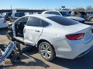 2015 Chrysler 200 Limited with VIN 1C3CCCAB7FN737119, listed as a IAAI auction lot 41725907 with 169,720 mi miles. Bid and sale history available at carsss.com. Image 3.