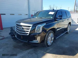2017 Cadillac Escalade Platinum with VIN 1GYS4DKJ7HR349250, listed as a IAAI auction lot 41741978 with 109,277 mi miles. Bid and sale history available at carsss.com. Image 2.