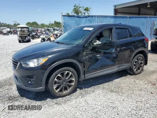 2016 Mazda CX-5 Grand Touring with VIN JM3KE2DY2G0866144, listed as a Copart auction lot 53696005 with 46,914 mi miles and Salvage Title. Bid and sale history available at carsss.com. Image 1.
