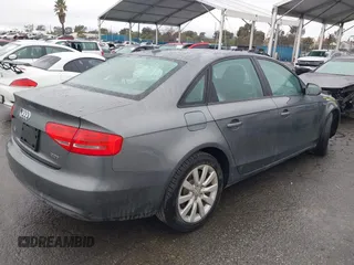 2013 Audi A4 Premium with VIN WAUAFAFL3DA111892, listed as a IAAI auction lot 41522139 with 85,454 mi miles. Bid and sale history available at carsss.com. Image 4.