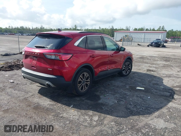 2020 Ford Escape SEL with VIN 1FMCU0H63LUB57993, listed as a IAAI auction lot 42473086 with 71,339 mi miles and . Bid and sale history available at DreamBid. Image 4.