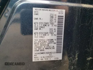 2015 Nissan Pathfinder Platinum with VIN 5N1AR2MM0FC604010, listed as a Copart auction lot 62096355 with 157,393 mi miles and Clean title. Bid and sale history available at DreamBid. Image 13.