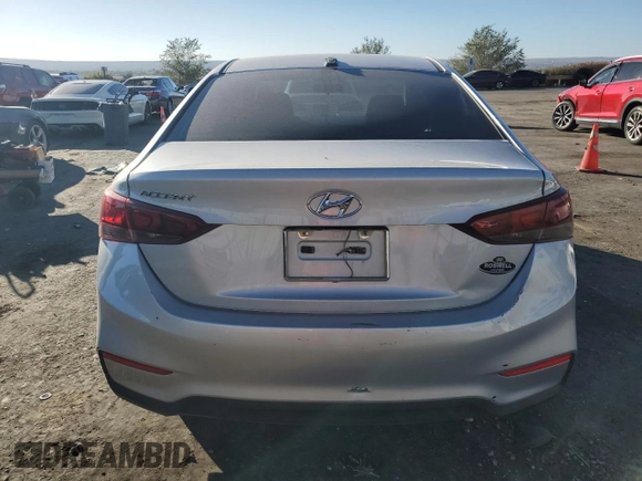 2018 Hyundai Accent SEL with VIN 3KPC24A34JE025886, listed as a Copart auction lot 77637424 with 98,212 mi miles and Salvage Title. Bid and sale history available at carsss.com. Image 6.
