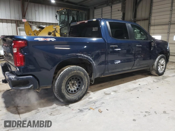 2022 Chevrolet Silverado 1500 Custom with VIN 1GCPDBEK4NZ580994, listed as a Copart auction lot 87164364 with 58,146 mi miles and Clean Title. Bid and sale history available at carsss.com. Image 3.