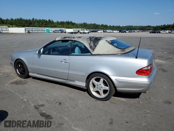 2002 Mercedes-Benz CLK 320/430 with VIN WDBLK70G32T108710, listed as a Copart auction lot 69556774 with 147,268 mi miles and Salvage Title. Bid and sale history available at DreamBid. Image 2.