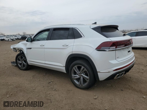 2024 Volkswagen Atlas SEL R-Line with VIN 1V2AE2CA5RC241990, listed as a Copart auction lot 53370185 with 5,294 mi miles and Salvage title. Bid and sale history available at DreamBid. Image 2.
