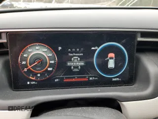 2023 Hyundai Tucson SEL with VIN 5NMJF3AE7PH239991, listed as a Copart auction lot 47368585 with 26,075 mi miles and Salvage Title. Bid and sale history available at carsss.com. Image 9.