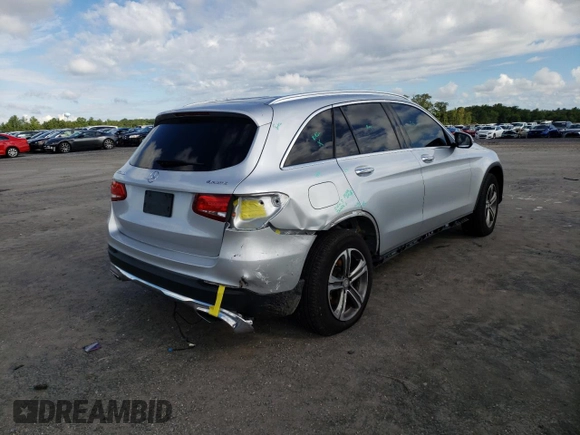 2017 Mercedes-Benz GLC with VIN WDC0G4KB8HF135361, listed as a Copart auction lot 56015932 with 36,377 mi miles. Bid and sale history available at carsss.com. Image 4.