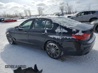 2018 BMW 5 Series 530e xDrive with VIN WBAJB1C58JG623335, listed as a Copart auction lot 44366485 with 156,322 mi miles and Salvage Title. Bid and sale history available at carsss.com. Image 2.