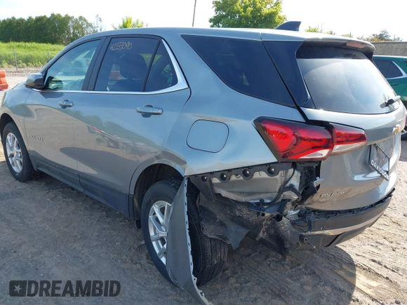 2024 Chevrolet Equinox LT with VIN 3GNAXUEG6RL355260, listed as a IAAI auction lot 42333090 with 9,270 mi miles and . Bid and sale history available at DreamBid. Image 3.