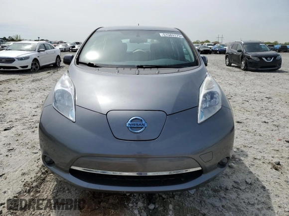 2015 Nissan LEAF S with VIN 1N4AZ0CP7FC330279, listed as a Copart auction lot 51583175 with 62,617 mi miles and Salvage Title. Bid and sale history available at DreamBid. Image 5.