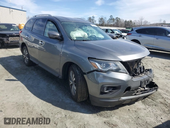 2020 Nissan Pathfinder SL z VIN 5N1DR2CM1LC580827, wystawiony jako Copart lot #45777555 z przebiegiem 72 063 mil mil oraz Szkoda całkowita • Salvage title. Historia ofert i sprzedaży dostępna na DreamBid. Obrazek 4.