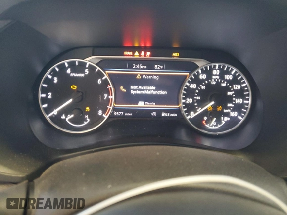 2024 Nissan Sentra SR with VIN 3N1AB8DV7RY341467, listed as a Copart auction lot 43275875 with 9,577 mi miles and Salvage title. Bid and sale history available at DreamBid. Image 9.
