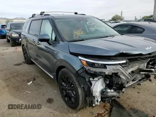 2022 Kia Carnival SX with VIN KNDNE5H33N6176726, listed as a Copart auction lot 80013124 with 14,936 mi miles and Salvage Title. Bid and sale history available at carsss.com. Image 11.