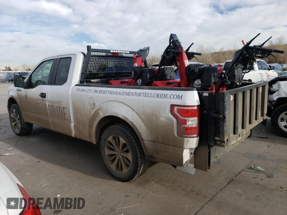 2019 Ford F-150 XL with VIN 1FTEX1EP6KKF02824, listed as a Copart auction lot 85951804 with 60,583 mi miles and Clean Title. Bid and sale history available at carsss.com. Image 2.