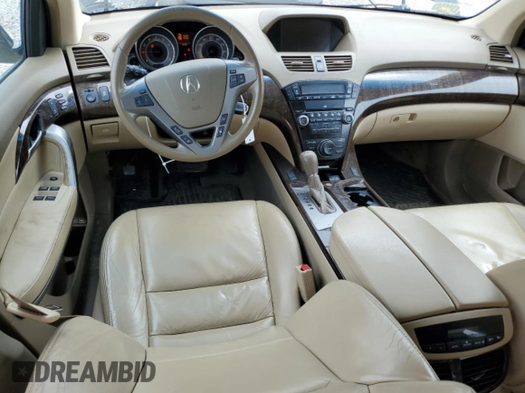 2012 Acura MDX Tech Pkg with VIN 2HNYD2H31CH500292, listed as a Copart auction lot 54661635 with 136,885 mi miles and Salvage Title. Bid and sale history available at carsss.com. Image 8.