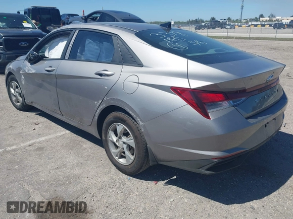 2023 Hyundai Elantra SE with VIN KMHLL4AG9PU483378, listed as a IAAI auction lot 41763542 with 44,730 mi miles and . Bid and sale history available at DreamBid. Image 3.
