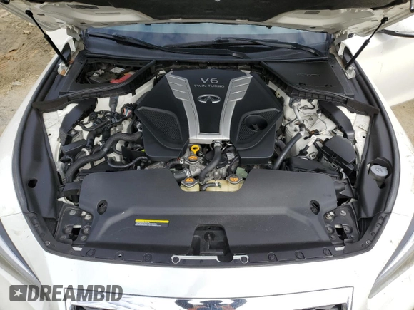 2016 Infiniti Q50 with VIN JN1EV7AR7GM346324, listed as a Copart auction lot 45091635 with 92,050 mi miles and Salvage Title. Bid and sale history available at DreamBid. Image 11.