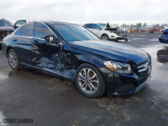 2018 Mercedes-Benz C-Class C 300 with VIN 55SWF4JB3JU240953, listed as a IAAI auction lot 41517194 with 72,494 mi miles. Bid and sale history available at carsss.com. Image 1.