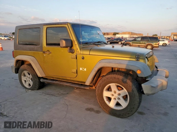 2008 Jeep Wrangler X with VIN 1J4FA24148L617265, listed as a Copart auction lot 53054495 with 143,270 mi miles and Salvage Title. Bid and sale history available at DreamBid. Image 4.