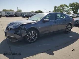 2017 Acura TLX V6 w/Technology Pkg with VIN 19UUB2F5XHA006342, listed as a Copart auction lot 51858815 with 76,897 mi miles and Salvage Title. Bid and sale history available at carsss.com. Image 1.