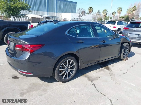 2015 Acura TLX V6 Tech with VIN 19UUB2F57FA001662, listed as a IAAI auction lot 41744255 with 146,778 mi miles. Bid and sale history available at carsss.com. Image 4.