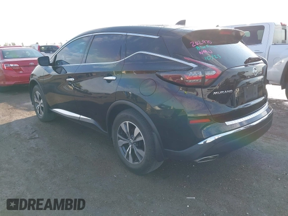 2022 Nissan Murano S with VIN 5N1AZ2AJ4NC114081, listed as a IAAI auction lot 40743673 with 39,124 mi miles and . Bid and sale history available at DreamBid. Image 3.