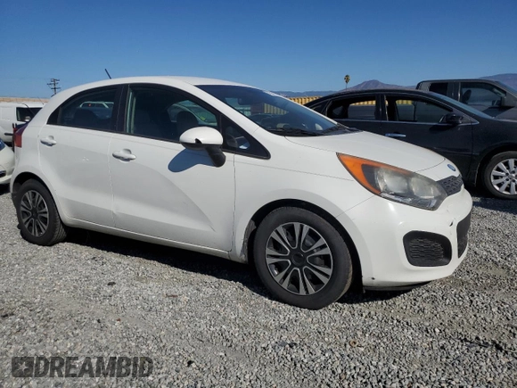 2013 Kia Rio LX with VIN KNADM5A31D6224745, listed as a Copart auction lot 72844874 with 171,841 mi miles and Clean Title. Bid and sale history available at DreamBid. Image 4.