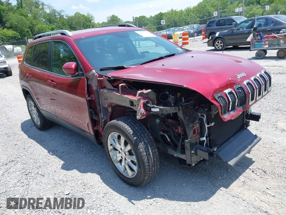 2016 Jeep Cherokee Limited with VIN 1C4PJMDB3GW267073, listed as a IAAI auction lot 42457201 with 84,325 mi miles and . Bid and sale history available at DreamBid. Image 1.