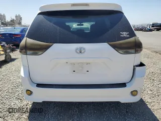 2015 Toyota Sienna SE with VIN 5TDXK3DC6FS656949, listed as a Copart auction lot 54114955 with 112,642 mi miles and Salvage Title. Bid and sale history available at DreamBid. Image 6.