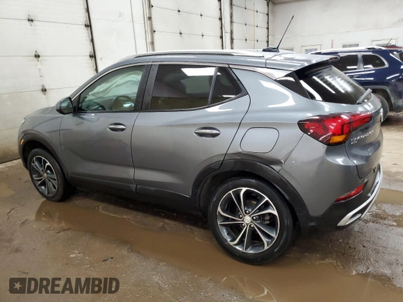 2021 Buick Encore GX Select with VIN KL4MMESL9MB163440, listed as a Copart auction lot 48675515 with 129,455 mi miles and Salvage title. Bid and sale history available at DreamBid. Image 2.