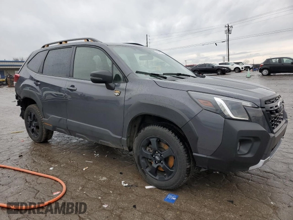 2023 Subaru Forester Wilderness with VIN JF2SKAMC4PH417969, listed as a Copart auction lot 43445735 with 75,358 mi miles and Salvage Title. Bid and sale history available at carsss.com. Image 4.