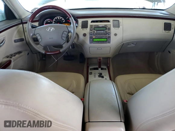 2006 Hyundai Azera SE with VIN KMHFC46F66A124826, listed as a Copart auction lot 48796695 with 134,434 mi miles and Salvage Title. Bid and sale history available at DreamBid. Image 8.
