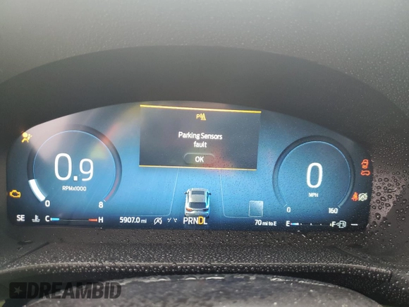 2024 Ford Escape Platinum with VIN 1FMCU9JAXRUB60241, listed as a Copart auction lot 42203275 with 5,907 mi miles and Non Repairable. Bid and sale history available at DreamBid. Image 9.
