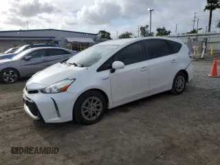 2017 Toyota Prius v Two with VIN JTDZN3EU5HJ062134, listed as a Copart auction lot 51171975 with 136,765 mi miles and Salvage Title. Bid and sale history available at carsss.com. Image 1.