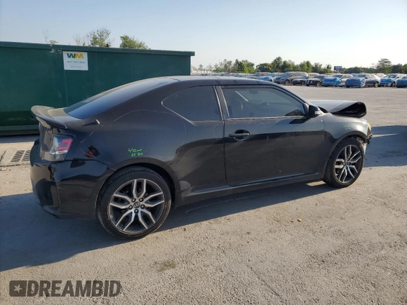2015 Scion tC with VIN JTKJF5C79FJ003581, listed as a Copart auction lot 52973655 with 106,641 mi miles and Salvage Title. Bid and sale history available at carsss.com. Image 3.