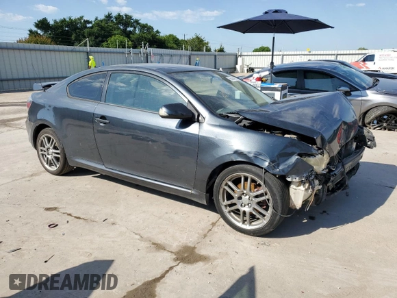 2007 Scion tC Spec with VIN JTKDE177X70167674, listed as a Copart auction lot 56434955 with Not provided miles and Salvage title. Bid and sale history available at DreamBid. Image 4.
