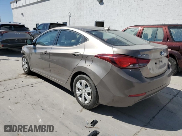 2016 Hyundai Elantra SE with VIN 5NPDH4AE1GH774024, listed as a Copart auction lot 66748634 with 126,126 mi miles and Salvage Title. Bid and sale history available at DreamBid. Image 2.