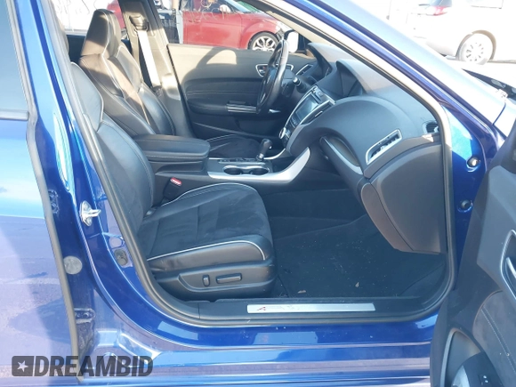 2019 Acura TLX w/A-Spec Pkg with VIN 19UUB1F6XKA000681, listed as a IAAI auction lot 41224143 with 58,960 mi miles. Bid and sale history available at carsss.com. Image 5.