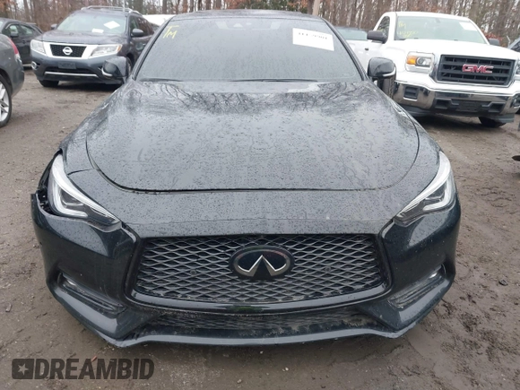 2021 Infiniti Q60 Red Sport 400 with VIN JN1FV7LL6MM560293, listed as a IAAI auction lot 41159901 with 38,172 mi miles and . Bid and sale history available at DreamBid. Image 11.