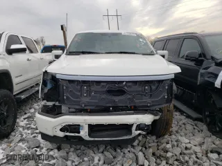 2023 Ford F-150 Lightning Pro with VIN 1FTVW1EV7PWG46982, listed as a Copart auction lot 41770635 with 0 mi miles and Salvage Title. Bid and sale history available at carsss.com. Image 5.
