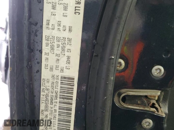 2008 Jeep Patriot Limited with VIN 1J8FT48W48D648696, listed as a Copart auction lot 45197545 with 210,250 mi miles and Salvage Title. Bid and sale history available at DreamBid. Image 13.
